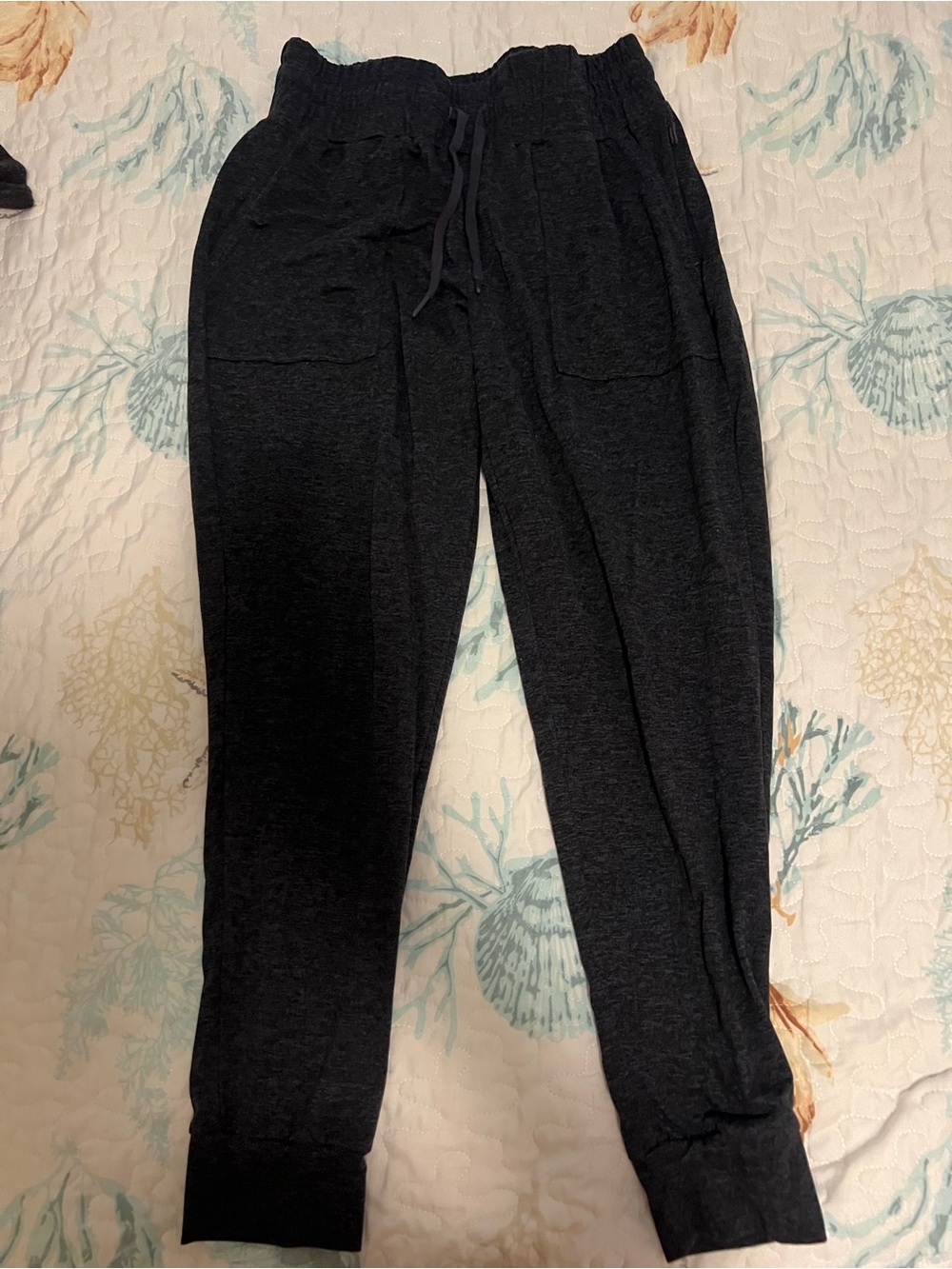 Mondetta Kids Charcoal Black Drawstring Joggers